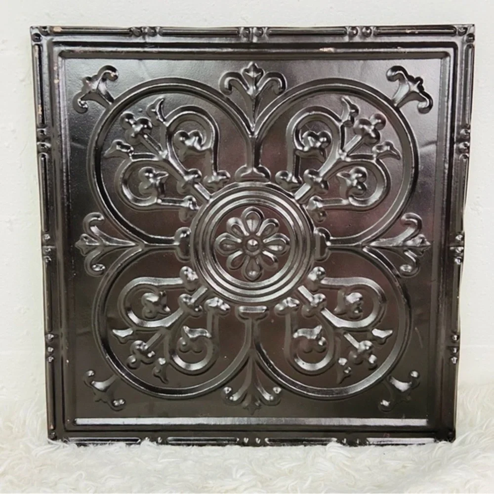 UNBRANDED brown design square wall hanging decor design decoration
